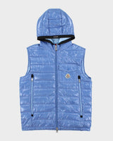 2022 Moncler Raglot Goose Down Hooded Puffer Gilet - M