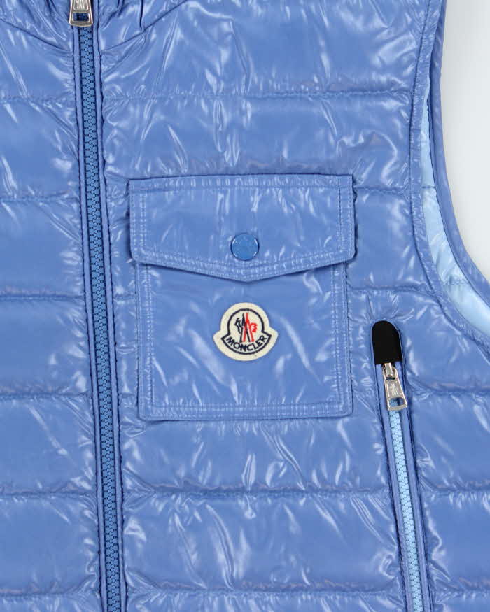 2022 Moncler Raglot Goose Down Hooded Puffer Gilet - M