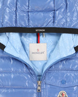 2022 Moncler Raglot Goose Down Hooded Puffer Gilet - M