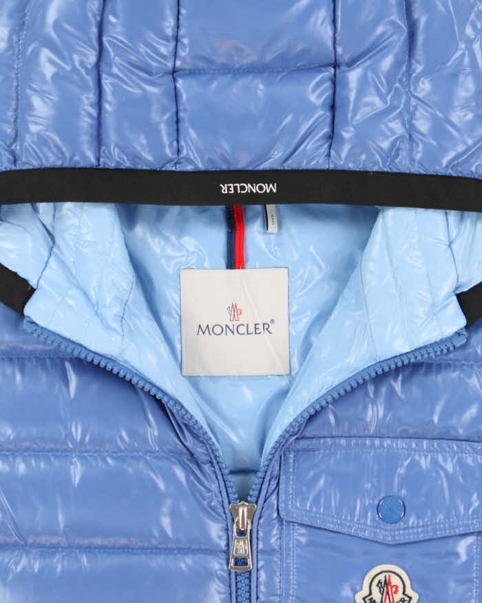 2022 Moncler Raglot Goose Down Hooded Puffer Gilet - M