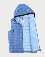 2022 Moncler Raglot Goose Down Hooded Puffer Gilet - M