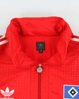 Vintage Y2K 00s Adidas Originals Hamburg FC Football Windbreaker Jacket - XL
