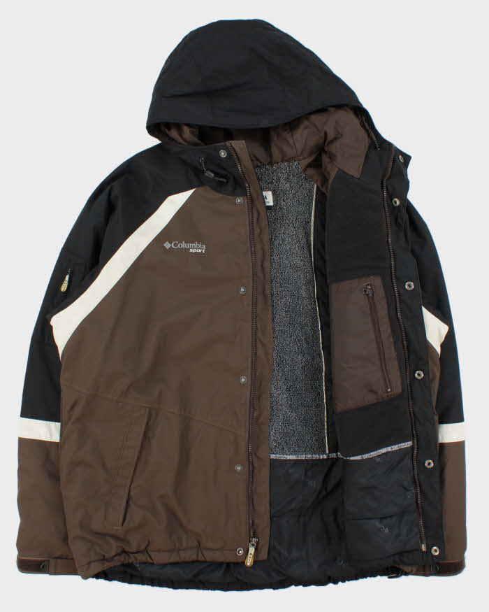 Vintage Y2K 00s Columbia Sport Fleece Lined Padded Technical Jacket - L