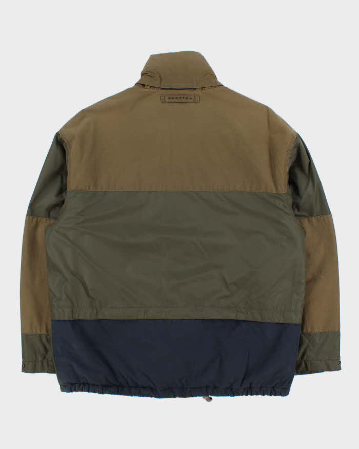 Vintage Y2K 00s Nautica Thermolite Fleece Lined Soft Shell Canvas Jacket - S