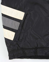 Vintage 1990s Adidas Embroidered Padded Shell Bomber Jacket - M