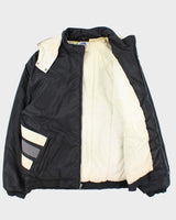 Vintage 1990s Adidas Embroidered Padded Shell Bomber Jacket - M