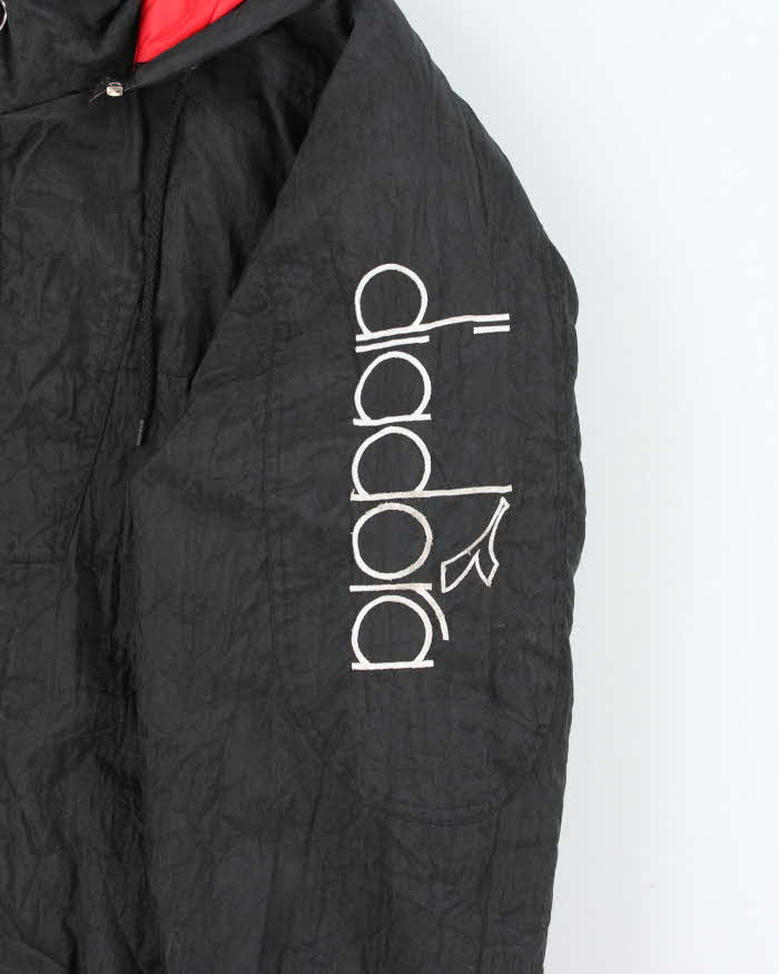 Vintage 1990s Diadora Quilt Lined Padded Shell Bomber Jacket - S