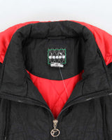 Vintage 1990s Diadora Quilt Lined Padded Shell Bomber Jacket - S
