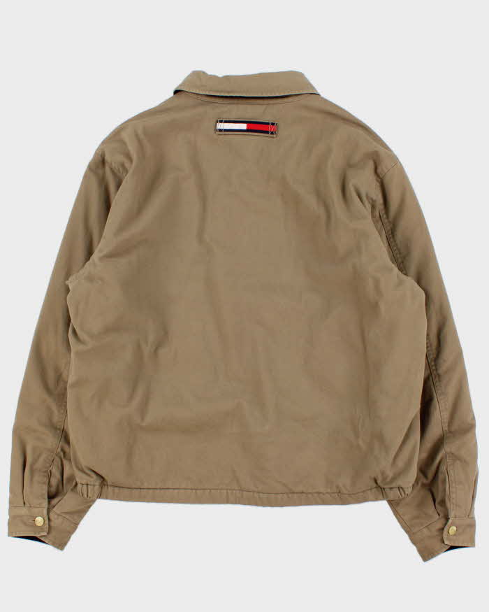 Vintage Y2K 00s Tommy Hilfiger Fleece Lined Cotton Canvas Harrington - XL