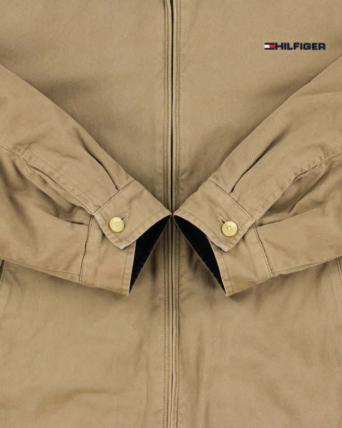 Vintage Y2K 00s Tommy Hilfiger Fleece Lined Cotton Canvas Harrington - XL