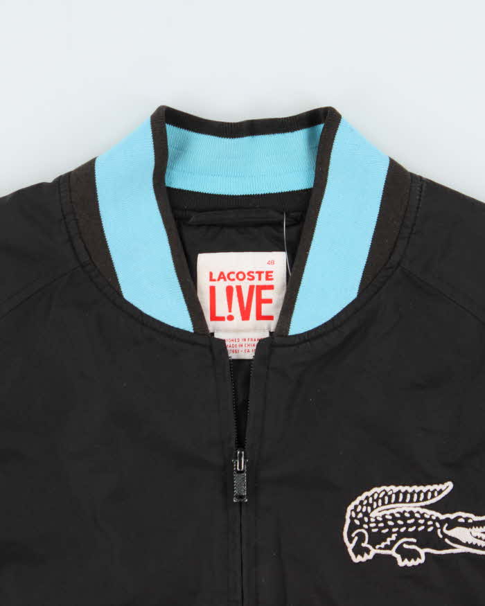 Vintage Lacoste Live Big Croc Varsity Bomber Jacket - M