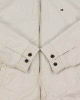 Vintage Y2K 00s Tommy Hilfiger Plaid Lined Canvas Harrington Jacket - M