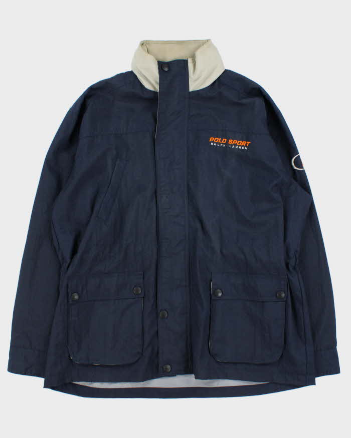 Vintage 1990s Polo Sport Ralph Lauren Waterproof Shell Rain Jacket - XL