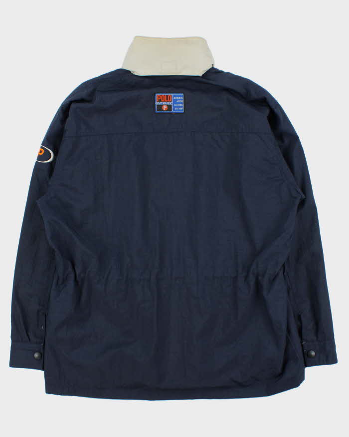 Vintage 1990s Polo Sport Ralph Lauren Waterproof Shell Rain Jacket - XL