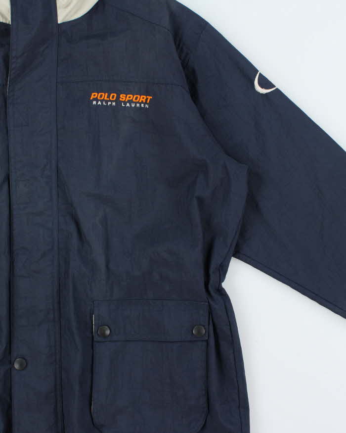 Vintage 1990s Polo Sport Ralph Lauren Waterproof Shell Rain Jacket - XL