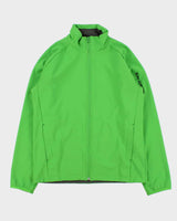 Vintage Salomon Bright Green Clima Pro Soft Shell Jacket - M