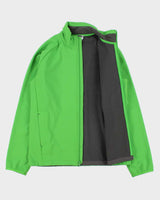 Vintage Salomon Bright Green Clima Pro Soft Shell Jacket - M
