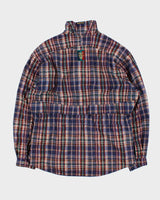 Vintage 1990s Sunice Madras Plaid Soft Shell Ski Windbreaker Jacket - M