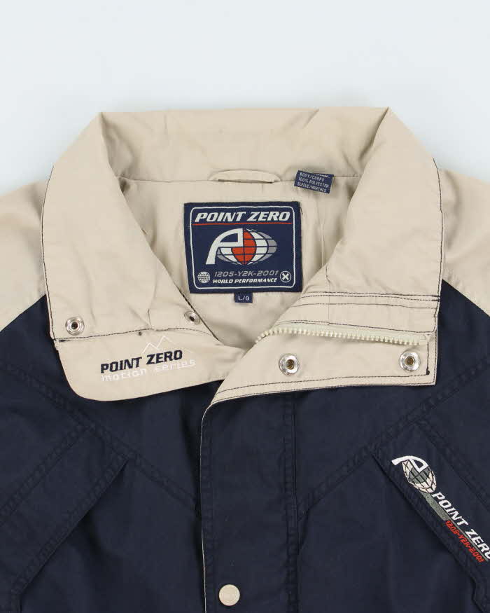Vintage Y2K 00s Point Zero Motion Series Soft Shell Outdoor Jacket - L