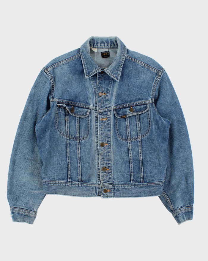 Vintage 1970s Lee Riders Made In USA Denim Trucker Jacket - L