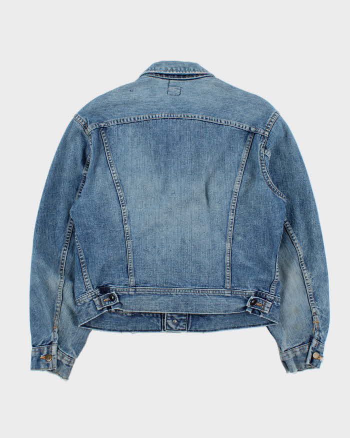 Vintage 1970s Lee Riders Made In USA Denim Trucker Jacket - L