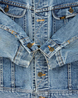 Vintage 1970s Lee Riders Made In USA Denim Trucker Jacket - L