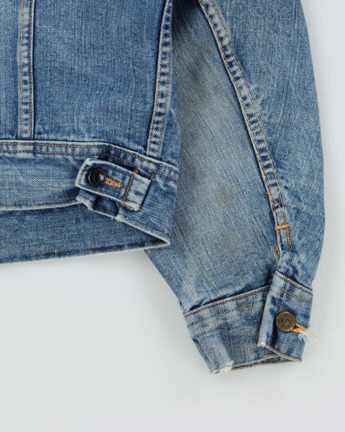 Vintage 1970s Lee Riders Made In USA Denim Trucker Jacket - L