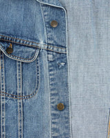 Vintage 1970s Lee Riders Made In USA Denim Trucker Jacket - L