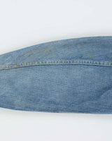 Vintage 1970s Lee Made In USA Light Wash Denim Trucker Jacket - L