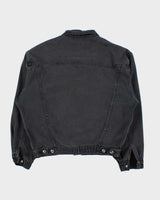 Vintage 1990s Bugle Boy Faded Boxy Denim Jacket - M