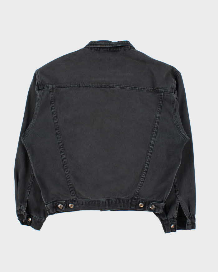 Vintage 1990s Bugle Boy Faded Boxy Denim Jacket - M