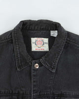 Vintage 1990s Bugle Boy Faded Boxy Denim Jacket - M