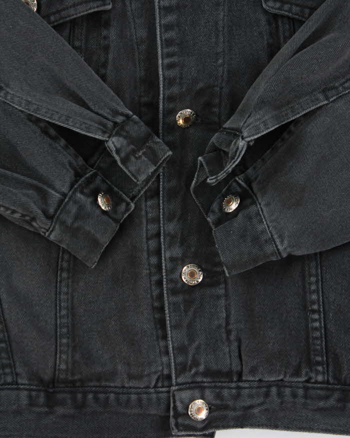 Vintage 1990s Bugle Boy Faded Boxy Denim Jacket - M