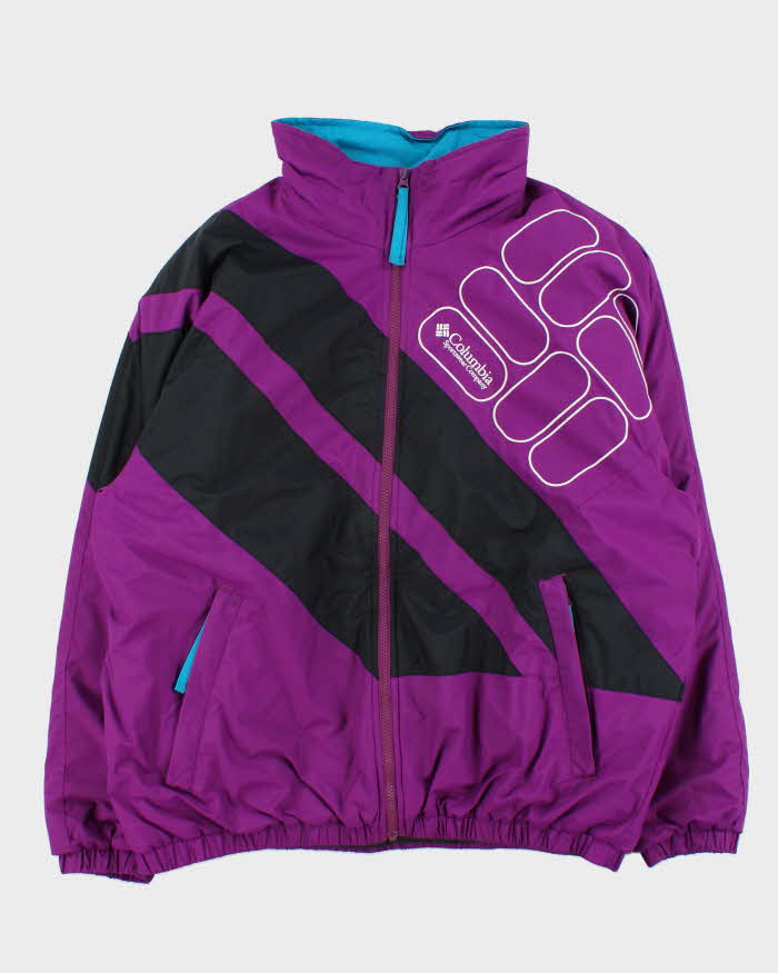 Vintage Columbia Sideline Retro'd Two-Tone Puffer Jacket - L