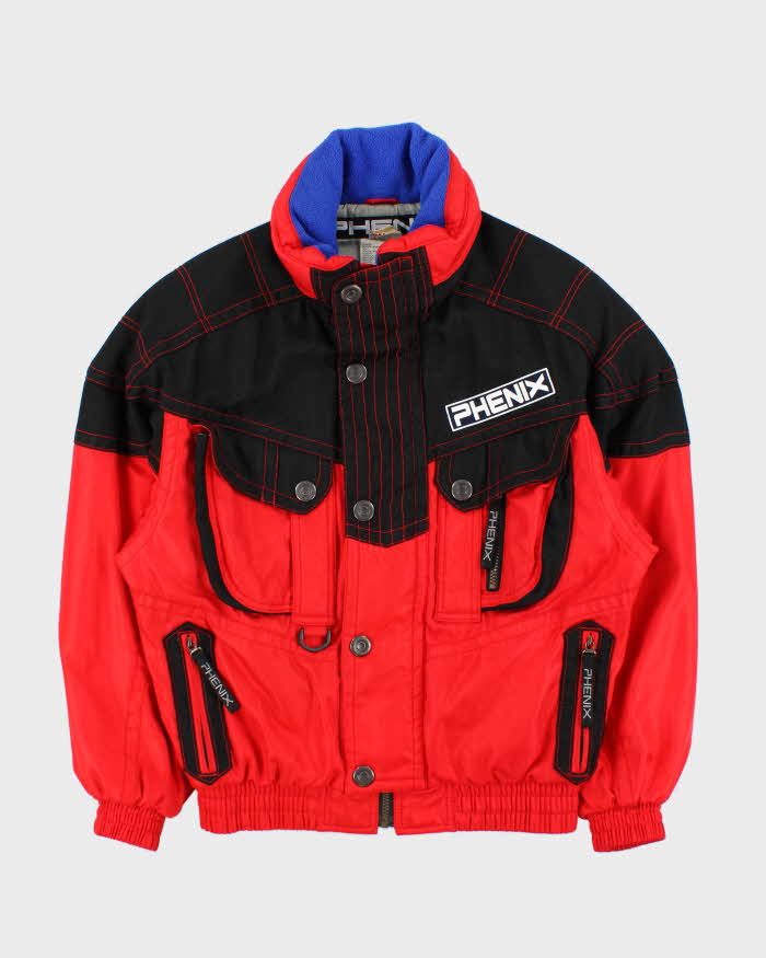 Vintage 1990s Phenix Hooded Two-Tone Ski Jacket - S