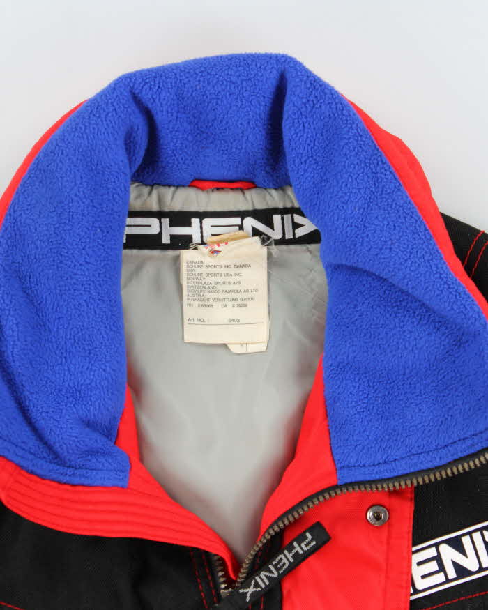 Vintage 1990s Phenix Hooded Two-Tone Ski Jacket - S