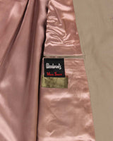 Vintage 1960s Bayside Wool Gabardine Woven In England Showerproof Overcoat - M