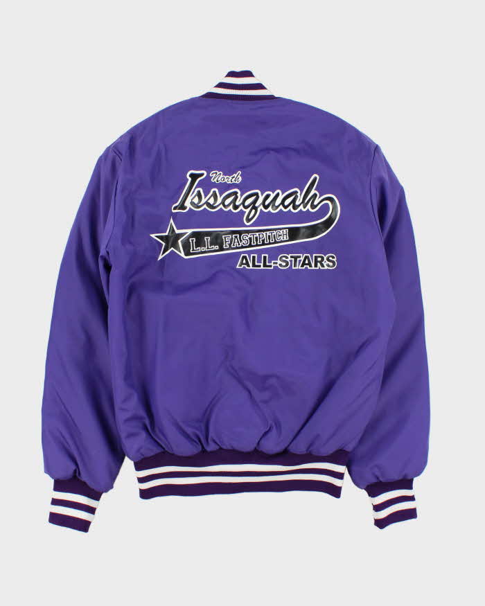 Vintage 1980s Holloway Issaquah All Stars Baseball Varsity Jacket - S
