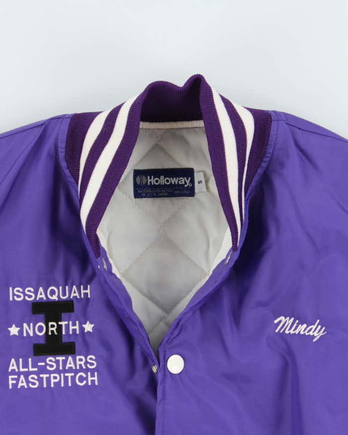 Vintage 1980s Holloway Issaquah All Stars Baseball Varsity Jacket - S