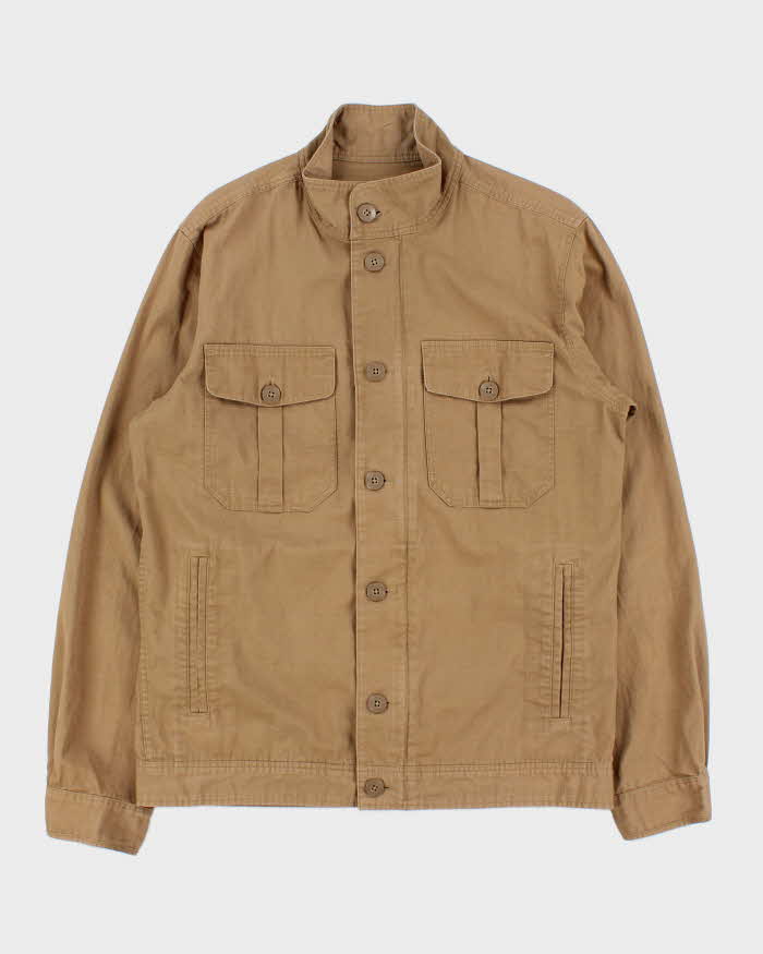 Vintage Patagonia Khaki Canvas Grid Safari Jacket - M