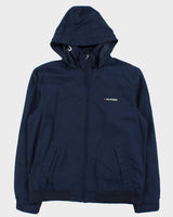 Vintage Y2K 00s Tommy Hilfiger Hooded Shell Harrington Jacket - L