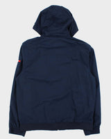 Vintage Y2K 00s Tommy Hilfiger Hooded Shell Harrington Jacket - L