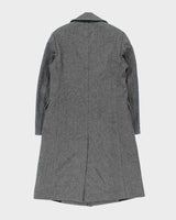 AW2018 Michael Kors Main Line Made In Italy Wool Double Breasted Over Coat - M