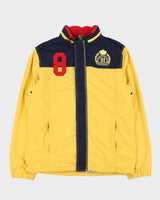 Vintage Y2K 00s Tommy Hilfiger Colour Block Fleece Lined Waterproof Shell Jacket - M
