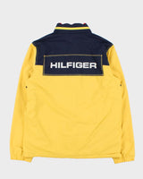 Vintage Y2K 00s Tommy Hilfiger Colour Block Fleece Lined Waterproof Shell Jacket - M