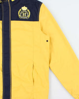 Vintage Y2K 00s Tommy Hilfiger Colour Block Fleece Lined Waterproof Shell Jacket - M