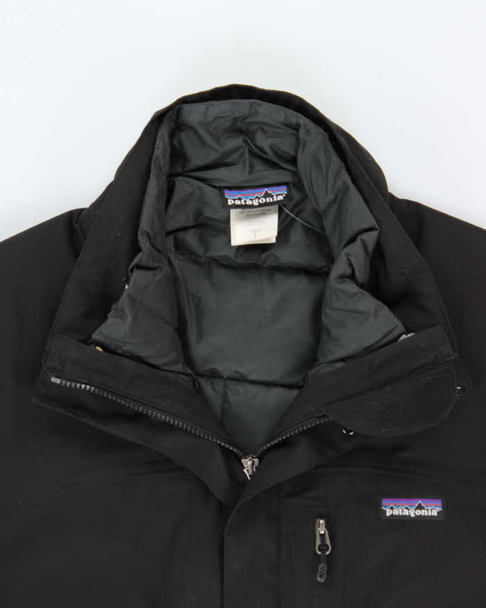 Vintage Patagonia H2no Goose Down Fill 3-in-1 Soft Shell Puffer / Parka - L