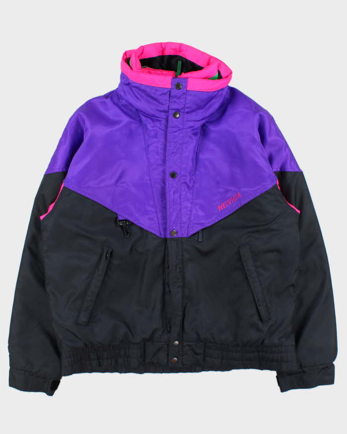 Vintage 1980s Nevica Frontline ExcelTech Hooded Ski Jacket - L