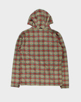 Vintage Y2K 00s Burton Biltmore System Fleece Lined Plaid Hooded Ski Jacket - L