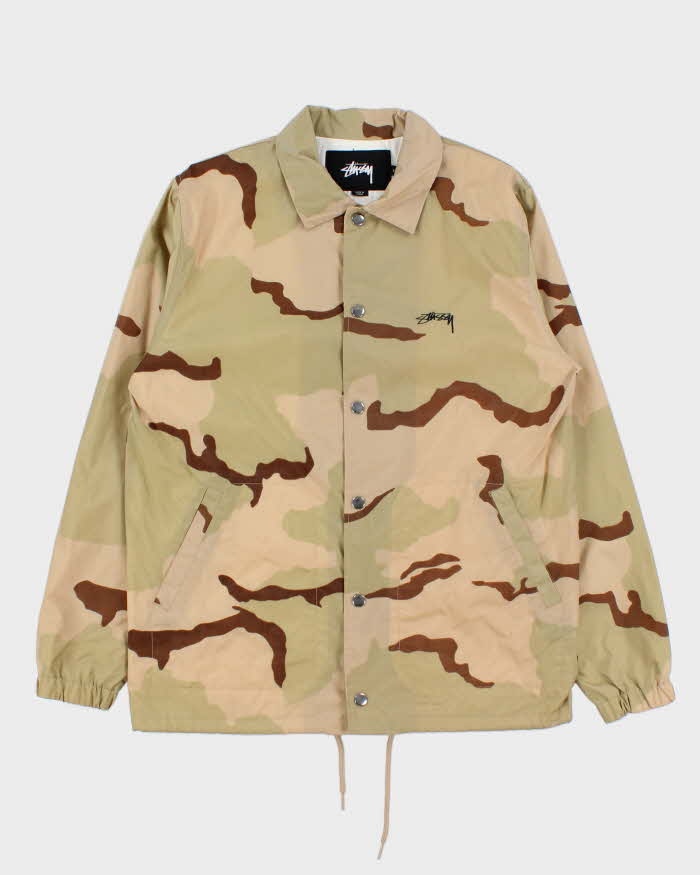 SS2017 Stussy Desert Camo World Tour Shell Coach Jacket - S